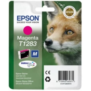 Cartuccia Originale Epson C13T12834011 Ink-jet blister RS Durab.Ult./Volpe-M T1283 Magenta-0