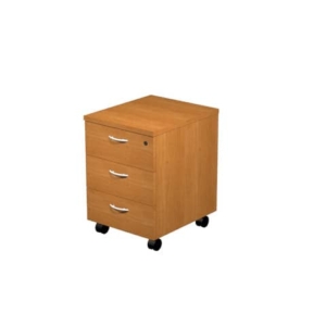 Cassettiera a 3 cassetti Linea Presto Artexport - montata - Noce - 43x52x59,5 cm-0