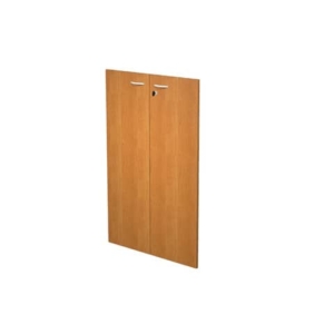 Ante in coppia per armadio Linea Operativa Presto Noce Artexport con serratura - 80x120 cm (conf.2 ante)-0