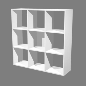 Libreria a giorno Maxicube Bianco Artexport - 9 caselle - 104,1,8x29,2x103,9 cm-0