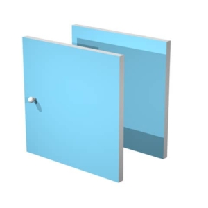 Set due antine Libreria caselle Maxicube Artexport - 32,2x32,1x1,6 cm - Azzurro - 2a MaxC/A-0