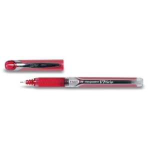 Roller V7 Grip Pilot - Rosso - ad ago 0,7 mm - 006737-0