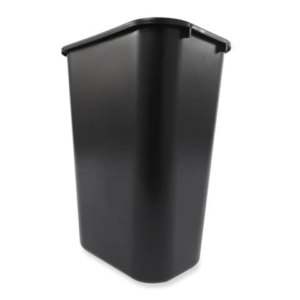 Cestino rifiuti raccolta differenziata Rubbermaid - Nero - 39 litri - 38,7x28x50,5 cm - 2957- FG295700BLA-0