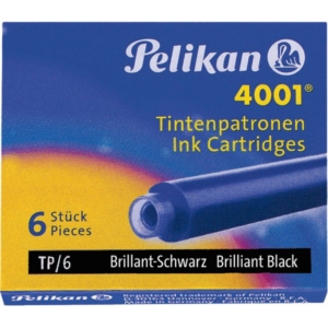 Cartucce per stilografiche 4001 TP/6 Pelikan - Rosso (conf.6)-0