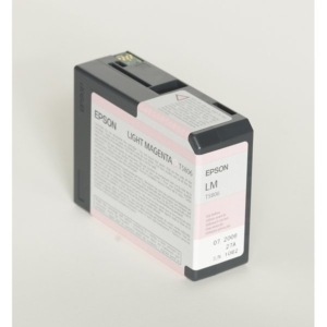 Originale Epson C13T580600 Cartuccia Ink-jet K3 T5806 Magenta chiaro-0