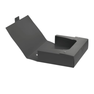 Scatola progetto Plus VIP Leonardi in plastica - Dorso 8 cm - Grigio Antracite - spess. 0,8 mm-0