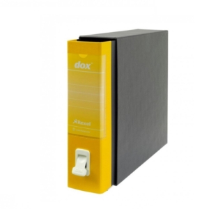 Registratore a leva Dox 1 - Commerciale - Dorso 8 cm - 23x29,7 cm - Giallo - D26106-0