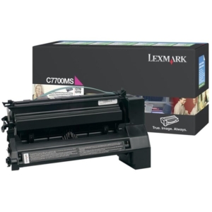 Originale Lexmark C7700MS Toner return program Magenta-0
