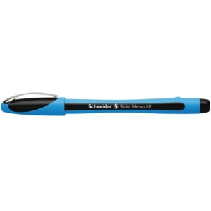 Penna a sfera Nera Memo Schneider - tratto extralarge (XB) - P150201-0