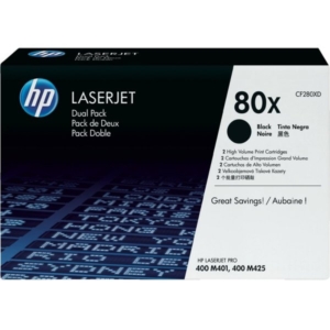 Originale HP CF280XD conf.2 Toner alta capacità 80X Nero-0