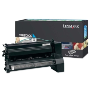 Originale Lexmark C782X1CG Toner altissima resa Ciano-0