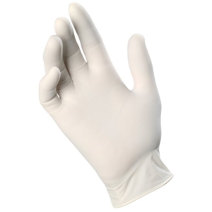 Guanti in lattice Icoguanti - Latex - S - DPI 1 cat. - Bianco (conf.100)-0