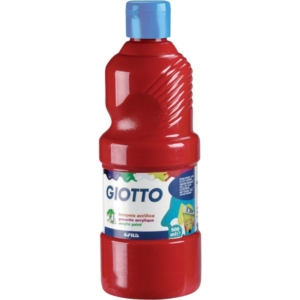 Tempera acrilica GIOTTO - Rosso - 500 ml-0