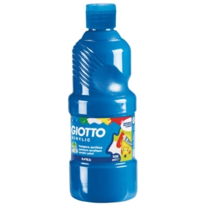 Tempera acrilica GIOTTO - Ciano - 500 ml-0