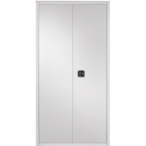 Armadio metallo Grigio multiuso - BA-90-PIANI Tecnical 2 - 4 ripiani - 90x41x181,5 cm-0