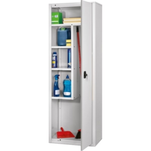 Armadio portascope in metallo Grigio - BA-60-TRA Tecnical 2 - 4 ripiani - 60x41x181,5 cm-0