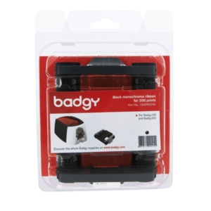 Consumabili per Badgy - Nastro di stampa monocolore Nero 500 stampe - CBGR0500K-0