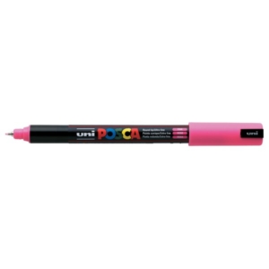 Pennarello Uniposca a tempera - Uniposca Rosa Uni-Ball - punta tonda - 0,7 mm-0
