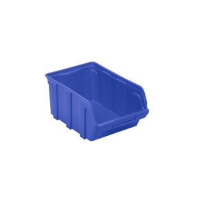 Contenitore Sovrapponibile Viso - Scomparto di stoccaggio - Blu - 10 litri - 21x33,5x17,5 cm - Tekni 4 B-0