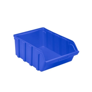 Contenitore Sovrapponibile Viso - Scomparto di stoccaggio - Blu - 28 litri - 31x47,5x19 cm - Tekni 5 B-0