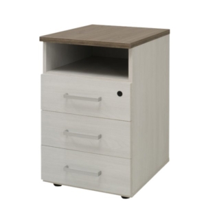 Cassettiera Ufficio - Linea Firenze Unisit - Olmo - Con Vano - 44x52x72 cm-0