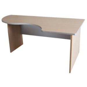 Scrivania Informatica Alessandria Unisit color Acero - Destra - 180x100x72 cm-0