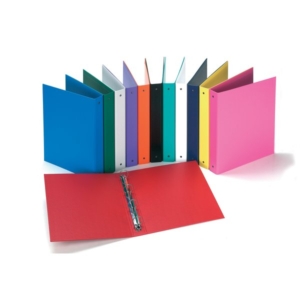 Raccoglitore Favorit ad anelli - Europa - anelli rotondi - Dorso 6 cm - 22x30 cm - Azzurro-0