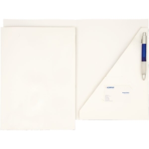 Cartelline con lembi ad incastro - 4company - presentazioni - 300 g/m² - 23x32 cm - Bianco (conf.10)-0