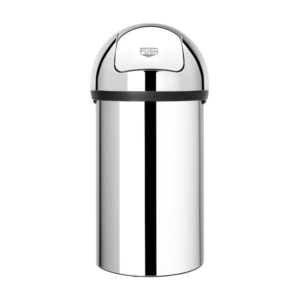 Pattumiera Push Bin Brabantia Inox Lucido - ø40,5x H 82,5 cm - 60 litri - 402623-0