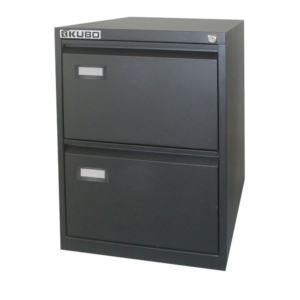 Classificatore Kubo Bertesi - Nero - 2 cassetti - 47x62x70,5 cm-0