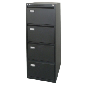 Classificatore Kubo Bertesi - Nero - 4 cassetti - 47x62x132 cm-0
