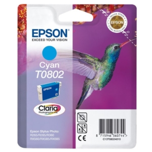Originale Epson C13T08024011 Cartuccia Ink-jet blister RS CLARIA Ciano-0