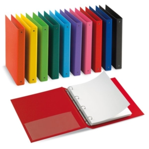 Raccoglitore ad anelli A5 Sei Rota - Nettuno - 2 anelli - dorso 4 cm - 15x21 cm - Blu-0