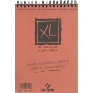 Album schizzo - XL - Canson - A4 - 120 fogli - Bianco Avorio90 g/m² - 200787103-0