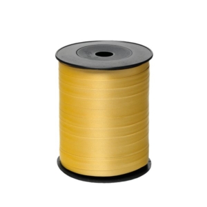 Nastro in rocchetto per regali Oro opaco Brizzolari - liscio - 10 mm x 250 m-0