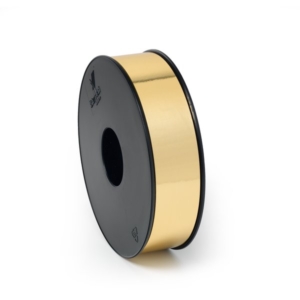 Nastro in bobina per regali Oro metallizzato Brizzolari - 30 mm x 100 m - 6870-0