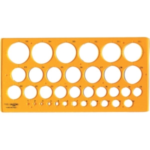 Maschera per cerchi grandi Arda Arancio - 27x13 cm - 1/35 mm - 7125-0