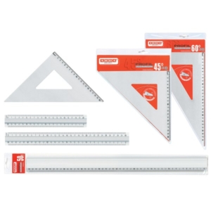 Linea Profil Arda - Squadra 45° in alluminio - 30 cm - 18032-0
