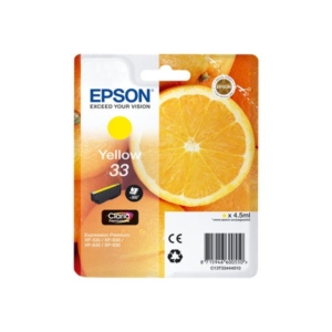 Originale Epson C13T33444010 Cartuccia blister RS Claria Premium T33/ARANCIA - 4.5 ml-0
