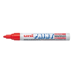 Paint marker Uni-Ball - Pennarello a vernice Rosso - tonda - 2,2-2,8 mm-0