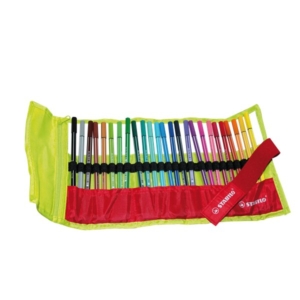 Stabilo pennarellini colorati Rollset Pen 68 Stabilo - Verde chiaro - Assortito - 1 mm (conf.25)-0