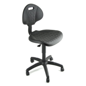 Sgabello Tecnico in poliuretano Unisit - Nero - Tulip / EOE3-0