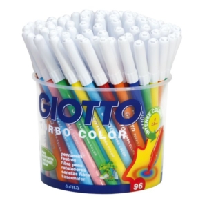 Pennarelli Turbo GIOTTO - Turbo Color punta fine - 0,5-2 mm - da 3 anni in poi (conf.96)-0