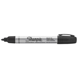 Pennarelli indelebili Neri Sharpie Metal Barrel Small - punta conica - 1 mm-0