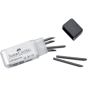 Mine H per compasso Faber Castell - 2 mm (conf.6)-0