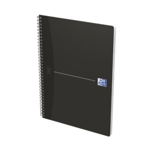 Quaderno con spirale A4 a righe 1R Oxford Office - Nero-0