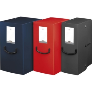 Scatola progetto con maniglia Pick Up Fellowes - Dorso 12 - 25x35 cm - Blu navy - spess. 2 mm - 40270-0