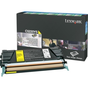 Originale Lexmark C5220YS Toner return program Giallo -0
