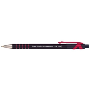 Penne a sfera a scatto FlexGrip Ultra Paper Mate - Rosso - 1 mm (conf.12)-0