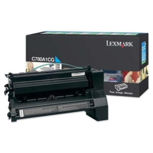 Originale Lexmark C780A1CG Toner return program Ciano-0